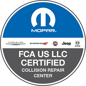 FCA Certified Collision Repair Center