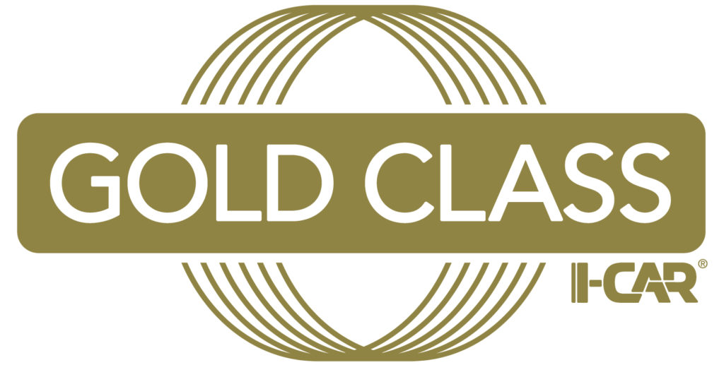 Logo for I-CAR Gold Class accreditation