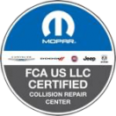 FCA Certified Collision Repair Center
