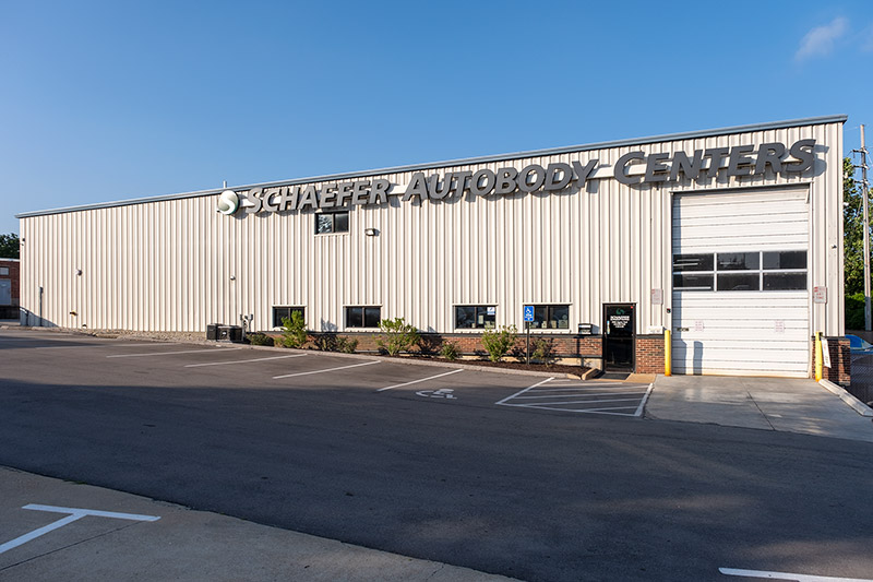 Maplewood auto body shop exterior