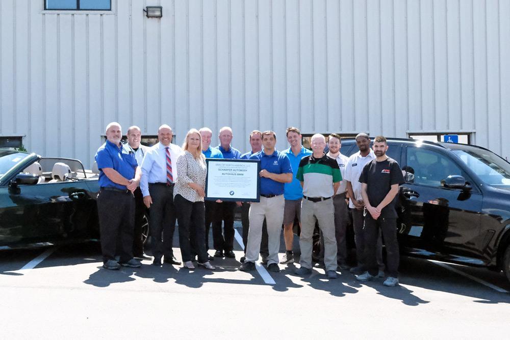 Maplewood-BMW-certifications | Schaefer Autobody Centers Maplewood shop receives BMW Certification